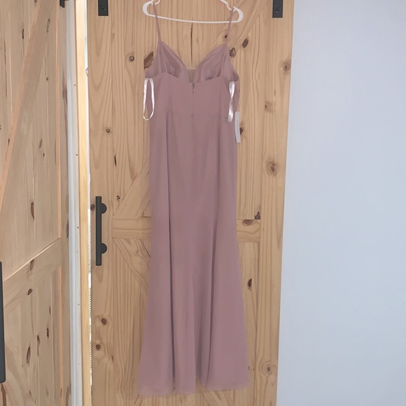 Dusty Rose Bridesmaid Dress - Picture 2 of 3